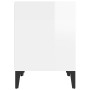 Glänzend weißer Nachttisch 40x35x50 cm von vidaXL, Nachttische - Ref: Foro24-821878, Preis: 38,20 €, Rabatt: %