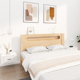 Wand-Nachttische 2 Stück glänzend weiß 50x36x25 cm von vidaXL, Nachttische - Ref: Foro24-816845, Preis: 49,21 €, Rabatt: %