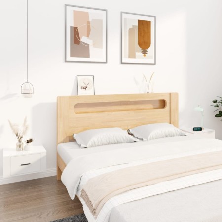 Wand-Nachttische 2 Stück glänzend weiß 50x36x25 cm von vidaXL, Nachttische - Ref: Foro24-816845, Preis: 49,21 €, Rabatt: %