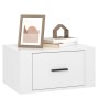 Wand-Nachttische 2 Stück glänzend weiß 50x36x25 cm von vidaXL, Nachttische - Ref: Foro24-816845, Preis: 49,21 €, Rabatt: %