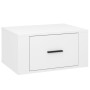 Wand-Nachttische 2 Stück glänzend weiß 50x36x25 cm von vidaXL, Nachttische - Ref: Foro24-816845, Preis: 49,21 €, Rabatt: %