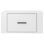 Wall bedside tables 2 pcs glossy white 50x36x25 cm by vidaXL, Nightstands - Ref: Foro24-816845, Price: 49,21 €, Discount: %