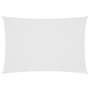 Toldo de vela rectangular tela Oxford blanco 2,5x4,5 m