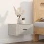 Mesitas de noche de pared 2 uds gris hormigón 50x36x25 cm de vidaXL, Mesitas de noche - Ref: Foro24-816849, Precio: 72,32 €, ...