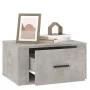 Mesitas de noche de pared 2 uds gris hormigón 50x36x25 cm de vidaXL, Mesitas de noche - Ref: Foro24-816849, Precio: 72,32 €, ...