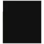 Mesita de noche de pared negro 50x36x40 cm de vidaXL, Mesitas de noche - Ref: Foro24-816882, Precio: 47,30 €, Descuento: %