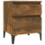 Smoked oak bedside table 40x35x50 cm by vidaXL, Lockers and storage cabinets - Ref: Foro24-821852, Price: 41,66 €, Discount: %