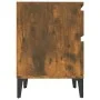 Smoked oak bedside table 40x35x50 cm by vidaXL, Lockers and storage cabinets - Ref: Foro24-821852, Price: 41,66 €, Discount: %
