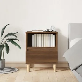 Mesita de noche roble marrón 40x35x50 cm by vidaXL, Nightstands - Ref: Foro24-821808, Price: 43,11 €, Discount: %