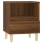 Mesita de noche roble marrón 40x35x50 cm de vidaXL, Mesitas de noche - Ref: Foro24-821808, Precio: 43,61 €, Descuento: %