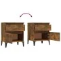 Smoked oak bedside table 40x35x50 cm by vidaXL, Lockers and storage cabinets - Ref: Foro24-821852, Price: 41,66 €, Discount: %