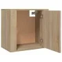 Sonoma oak wall bedside table 50x30x47 cm by vidaXL, Nightstands - Ref: Foro24-816870, Price: 35,37 €, Discount: %