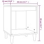 Nachttisch aus Sperrholz weiß 40x35x50 cm von vidaXL, Nachttische - Ref: Foro24-821858, Preis: 34,39 €, Rabatt: %