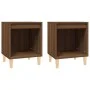 Nachttische 2 Einheiten braune Eiche 40x35x50 cm von vidaXL, Nachttische - Ref: Foro24-821873, Preis: 34,17 €, Rabatt: %