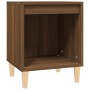 Mesitas de noche 2 unidades roble marrón 40x35x50 cm de vidaXL, Mesitas de noche - Ref: Foro24-821873, Precio: 34,17 €, Descu...