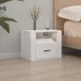 Wall bedside tables 2 pcs glossy white 50x36x40 cm by vidaXL, Nightstands - Ref: Foro24-816885, Price: 84,58 €, Discount: %