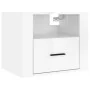 Wall bedside tables 2 pcs glossy white 50x36x40 cm by vidaXL, Nightstands - Ref: Foro24-816885, Price: 84,58 €, Discount: %