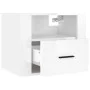 Wand-Nachttische 2 Stück glänzend weiß 50x36x40 cm von vidaXL, Nachttische - Ref: Foro24-816885, Preis: 84,59 €, Rabatt: %