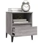 Mesitas de noche 2 unidades gris Sonoma 40x35x50 cm de vidaXL, Armarios y almacenamiento - Ref: Foro24-821823, Precio: 74,97 ...