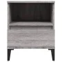 Mesitas de noche 2 unidades gris Sonoma 40x35x50 cm de vidaXL, Armarios y almacenamiento - Ref: Foro24-821823, Precio: 74,97 ...