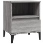 Nachttische 2 Einheiten grau Sonoma 40x35x50 cm von vidaXL, Schränke und Lagerung - Ref: Foro24-821823, Preis: 76,00 €, Rabat...