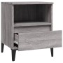 Nachttische 2 Einheiten grau Sonoma 40x35x50 cm von vidaXL, Schränke und Lagerung - Ref: Foro24-821823, Preis: 76,00 €, Rabat...
