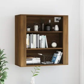 Wandschrank Sperrholz braune Eiche 80x33x80 cm von vidaXL, Sideboards - Ref: Foro24-816599, Preis: 65,18 €, Rabatt: %