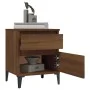 Nightstands 2 units brown oak 40x35x50 cm by vidaXL, Lockers and storage cabinets - Ref: Foro24-821857, Price: 94,20 €, Disco...