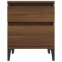 Nachttische 2 Einheiten braune Eiche 40x35x50 cm von vidaXL, Schließfächer und Lagerschränke - Ref: Foro24-821857, Preis: 98,...