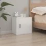 Mesita de noche de pared blanca 50x30x47 cm de vidaXL, Mesitas de noche - Ref: Foro24-816864, Precio: 31,19 €, Descuento: %