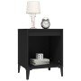 Mesitas de noche 2 unidades negro 40x35x50 cm de vidaXL, Mesitas de noche - Ref: Foro24-821877, Precio: 48,47 €, Descuento: %