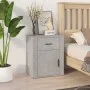 Nachttisch aus betongrauem Sperrholz 50x36x60 cm von vidaXL, Nachttische - Ref: Foro24-816724, Preis: 56,05 €, Rabatt: %