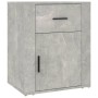 Mesita de noche madera contrachapada gris hormigón 50x36x60 cm de vidaXL, Mesitas de noche - Ref: Foro24-816724, Precio: 56,8...