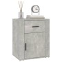 Mesita de noche madera contrachapada gris hormigón 50x36x60 cm de vidaXL, Mesitas de noche - Ref: Foro24-816724, Precio: 56,8...