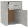 Nachttisch aus betongrauem Sperrholz 50x36x60 cm von vidaXL, Nachttische - Ref: Foro24-816724, Preis: 56,05 €, Rabatt: %