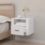 Weißer Wand-Nachttisch 50x36x40 cm von vidaXL, Nachttische - Ref: Foro24-816880, Preis: 52,61 €, Rabatt: %