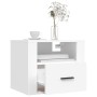 Weißer Wand-Nachttisch 50x36x40 cm von vidaXL, Nachttische - Ref: Foro24-816880, Preis: 52,61 €, Rabatt: %