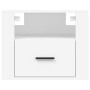 Mesita de noche de pared blanco 50x36x40 cm de vidaXL, Mesitas de noche - Ref: Foro24-816880, Precio: 54,14 €, Descuento: %