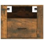 Wand-Nachttisch aus geräucherter Eiche, 50 x 36 x 40 cm von vidaXL, Nachttische - Ref: Foro24-816890, Preis: 45,67 €, Rabatt: %