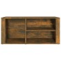 Schuhschrank Sperrholz Räuchereiche 100x35x45 cm von vidaXL, Schuhregale und Schuhorganisatoren - Ref: Foro24-816925, Preis: ...