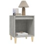 Bedside tables 2 units concrete gray 40x35x50 cm by vidaXL, Nightstands - Ref: Foro24-821867, Price: 41,41 €, Discount: %