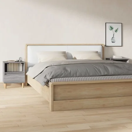 Bedside tables 2 units gray Sonoma 40x35x50 cm by vidaXL, Nightstands - Ref: Foro24-821807, Price: 71,22 €, Discount: %