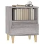Bedside tables 2 units gray Sonoma 40x35x50 cm by vidaXL, Nightstands - Ref: Foro24-821807, Price: 71,22 €, Discount: %