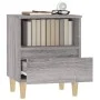 Bedside tables 2 units gray Sonoma 40x35x50 cm by vidaXL, Nightstands - Ref: Foro24-821807, Price: 71,22 €, Discount: %