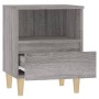 Bedside tables 2 units gray Sonoma 40x35x50 cm by vidaXL, Nightstands - Ref: Foro24-821807, Price: 72,12 €, Discount: %