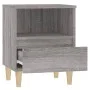 Bedside tables 2 units gray Sonoma 40x35x50 cm by vidaXL, Nightstands - Ref: Foro24-821807, Price: 71,22 €, Discount: %
