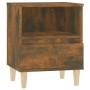 Nachttisch aus geräucherter Eiche, 40 x 35 x 50 cm von vidaXL, Nachttische - Ref: Foro24-821804, Preis: 34,80 €, Rabatt: %