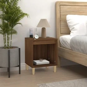 Bedside table brown oak 40x35x50 cm by vidaXL, Nightstands - Ref: Foro24-821872, Price: 34,17 €, Discount: %