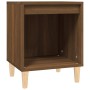 Mesita de noche roble marrón 40x35x50 cm de vidaXL, Mesitas de noche - Ref: Foro24-821872, Precio: 34,56 €, Descuento: %