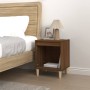 Mesita de noche roble marrón 40x35x50 cm de vidaXL, Mesitas de noche - Ref: Foro24-821872, Precio: 34,56 €, Descuento: %